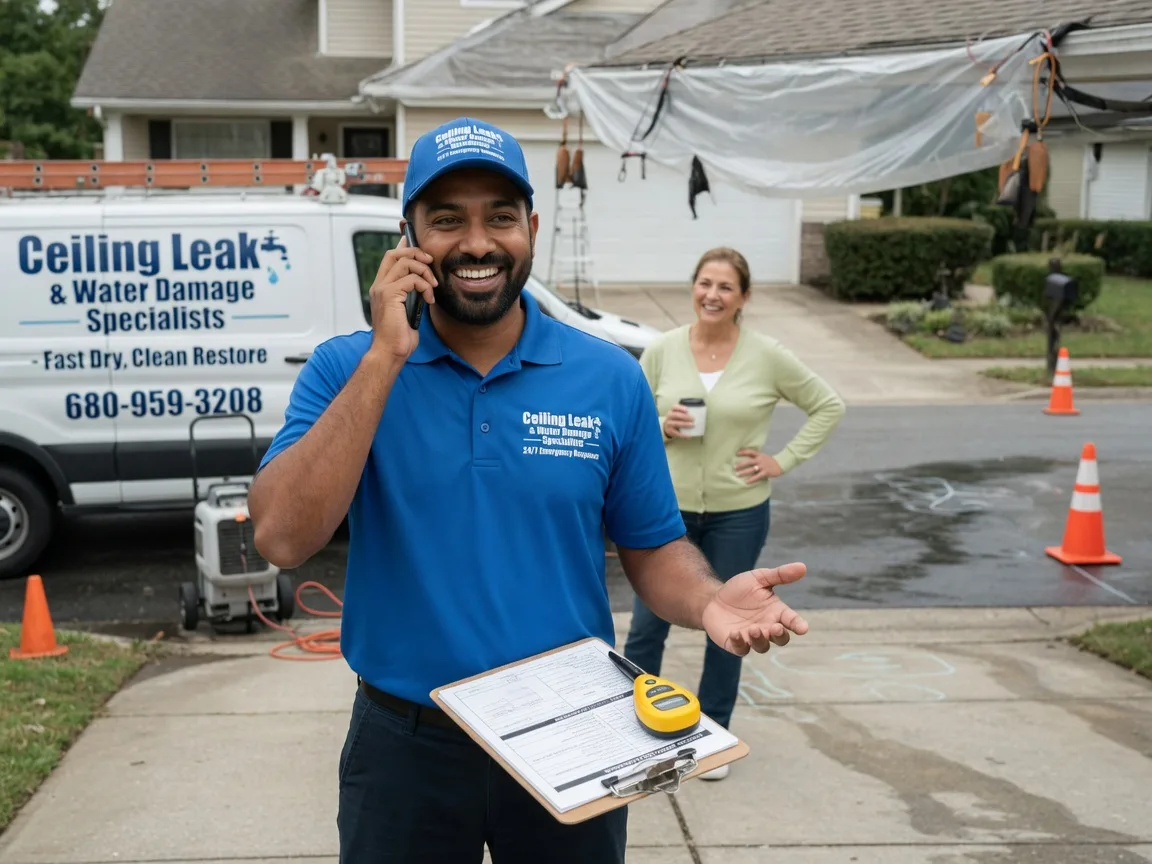 Ceiling Leak Cleanup Williams, IA FAQs